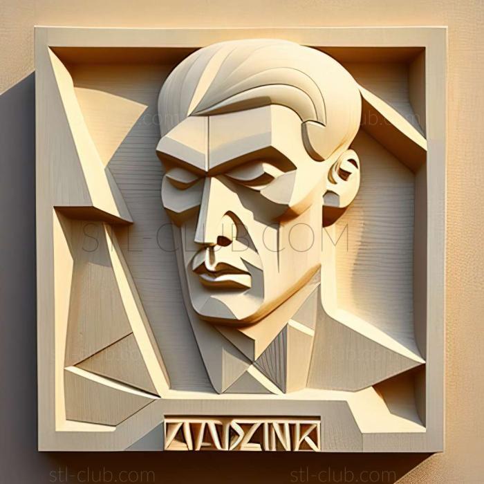 3D model Kazimir Malevich (STL)